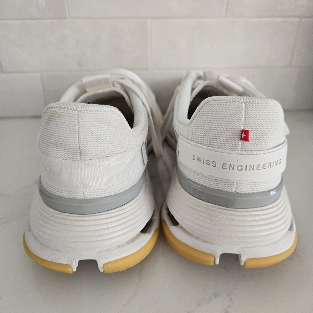 On Cloudnova Form 2 White Ivory Casual Athletic Running Shoes Size 8.5 Men/10 W - Picture 6 of 10